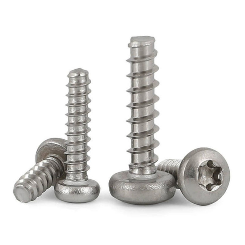 Vite autofilettante Torx a testa cilindrica con filettatura PT per plastica